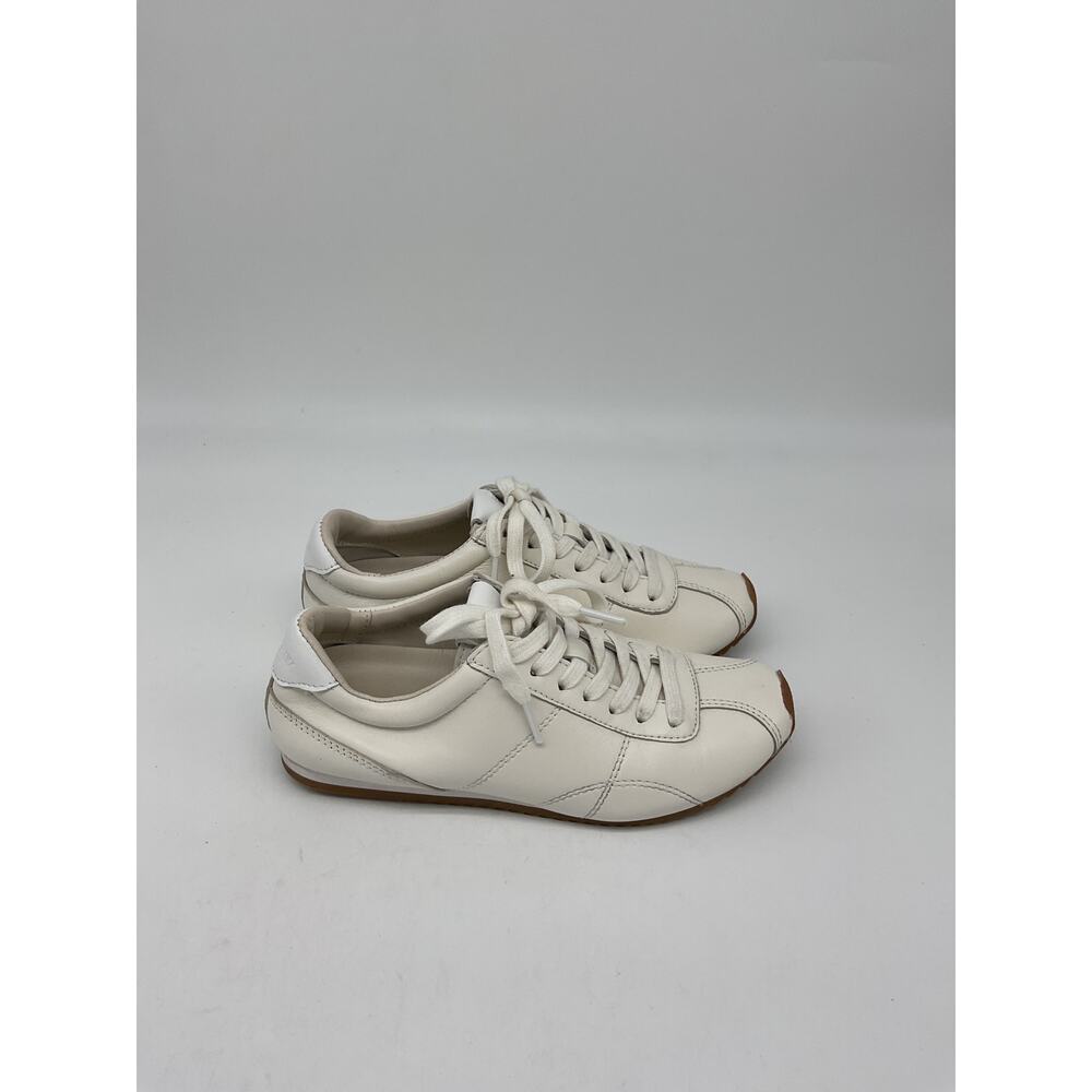 J.Crew Classic White Rec Sneakers Size 5 - Picture 9 of 9